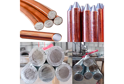 copper / zinc clad steel